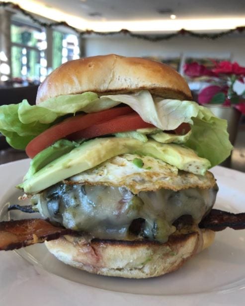 Pinnacle Restaurant At Falkner Winery Burger