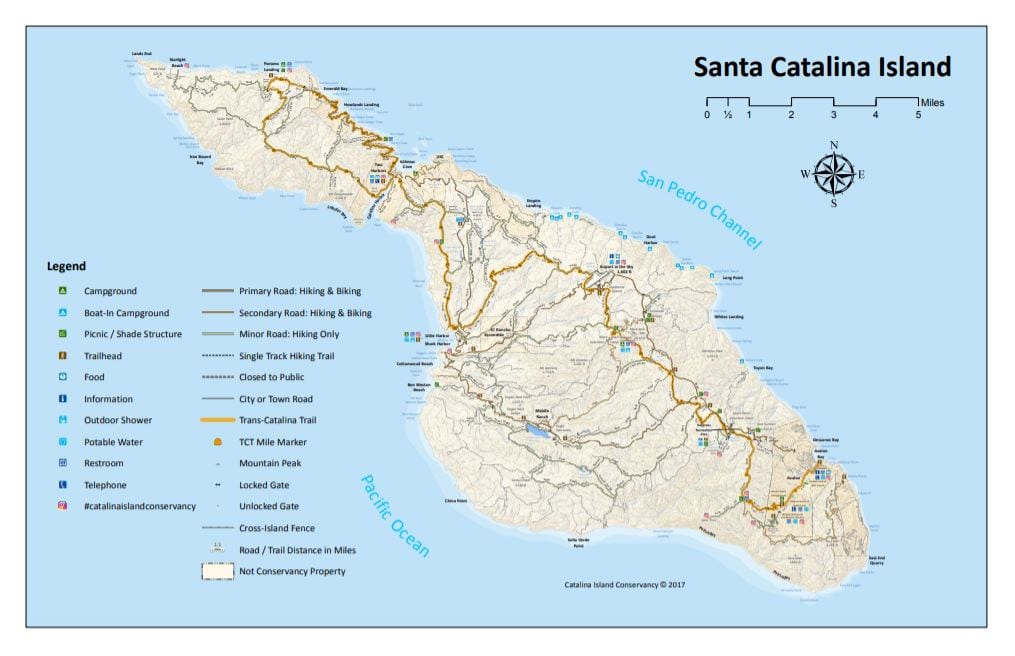Catalina Island Conservancy Map