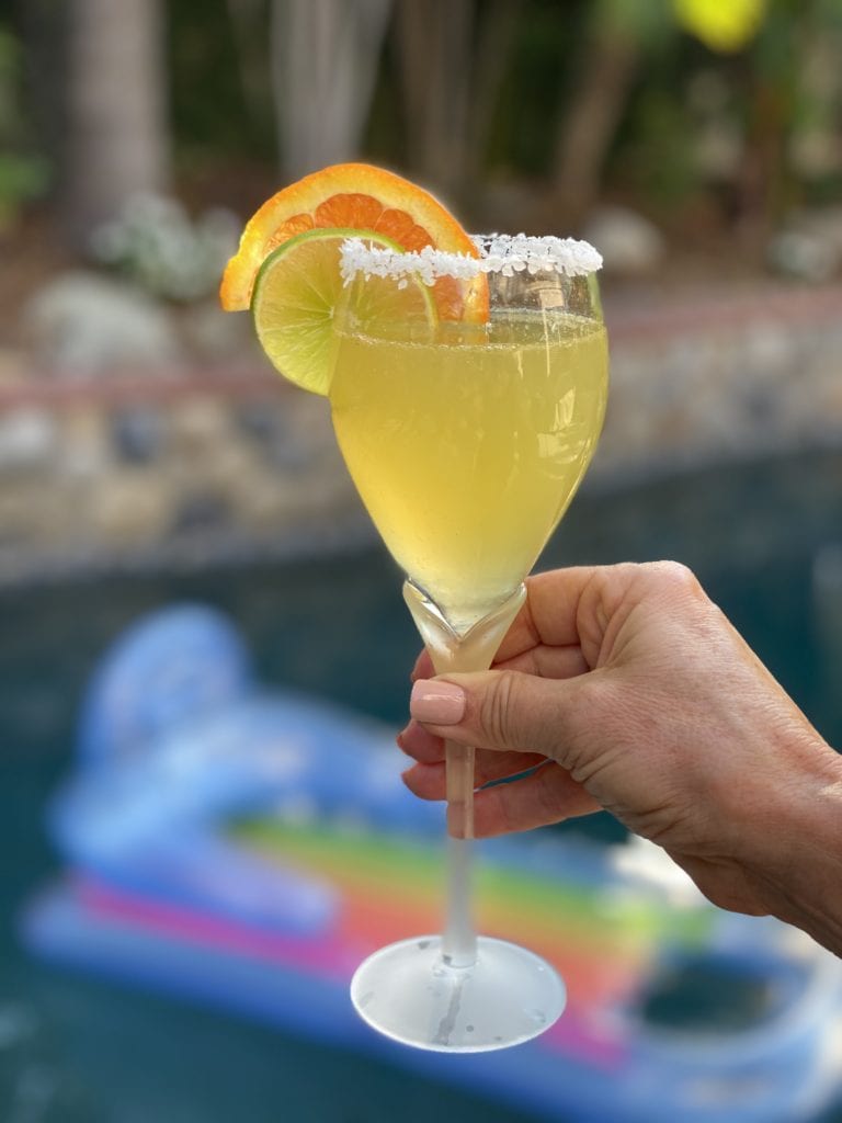 The Best Festive Margarita Champagne Mimosa Cocktail Recipe - Always5Star