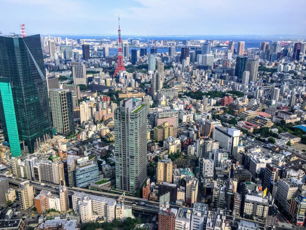 Ritz Carlton – Tallest building in Tokyo – Views from the room
