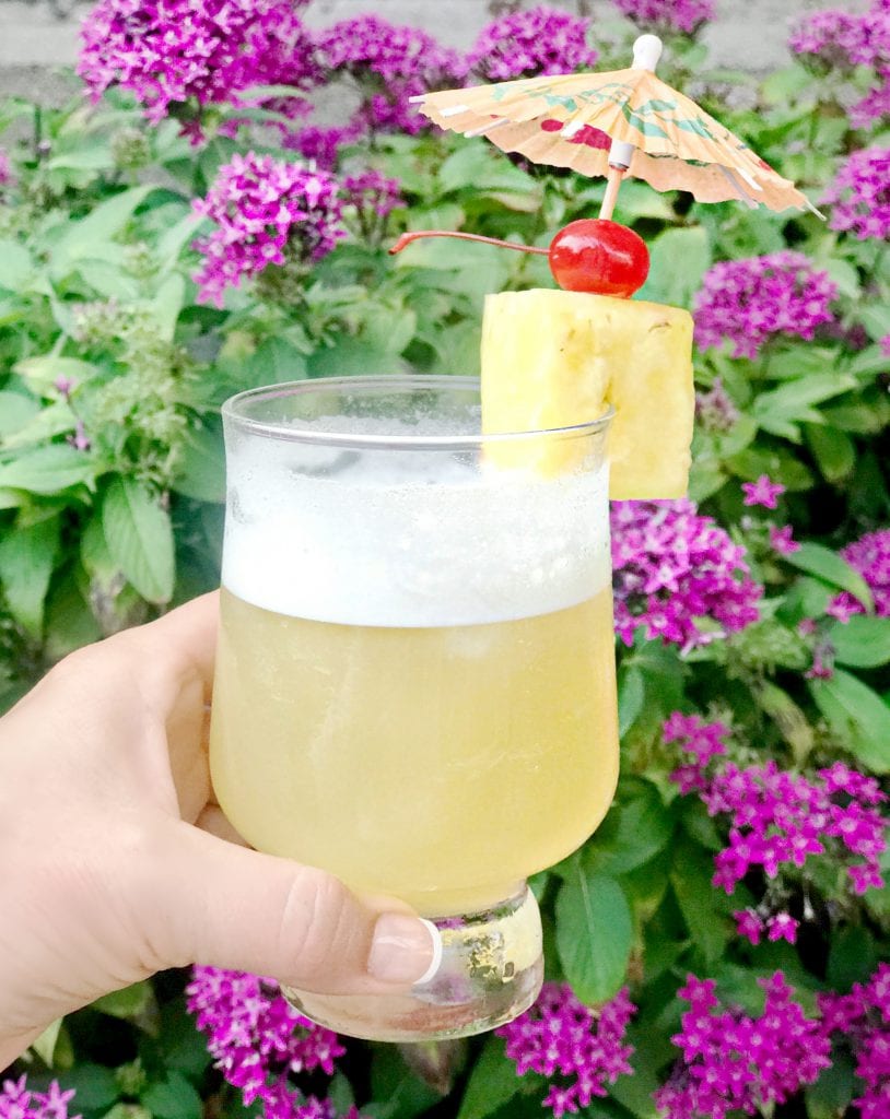 Pina Colada Champagne Cocktail