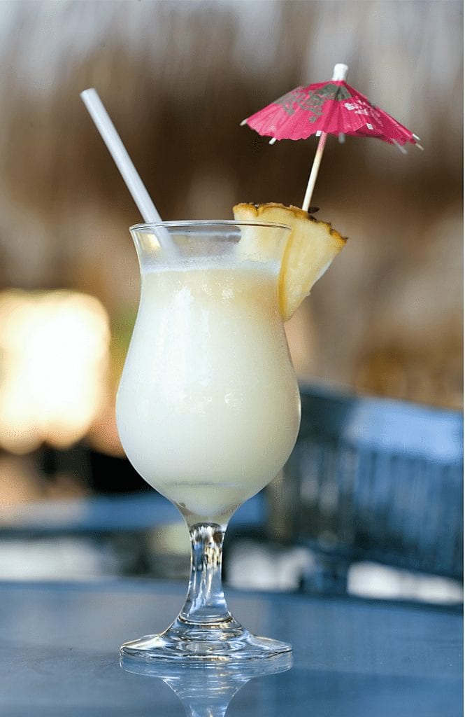 Pina Colada Champagne Cocktail