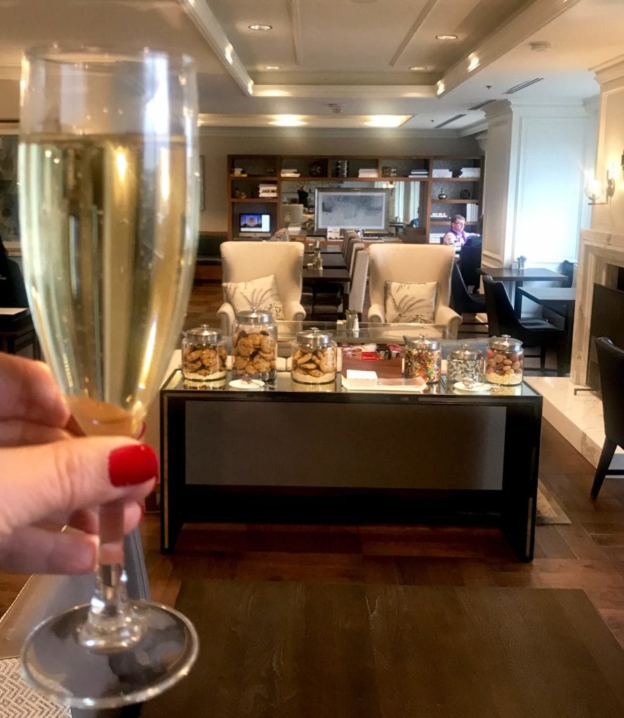 Cheers from the Club Lounge!