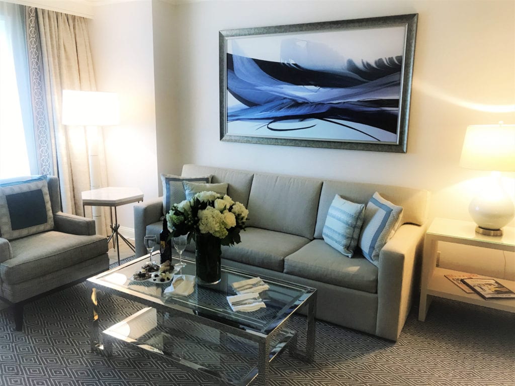Always5Star Ritz Carlton Tysons Corner Executive Suite Living Room