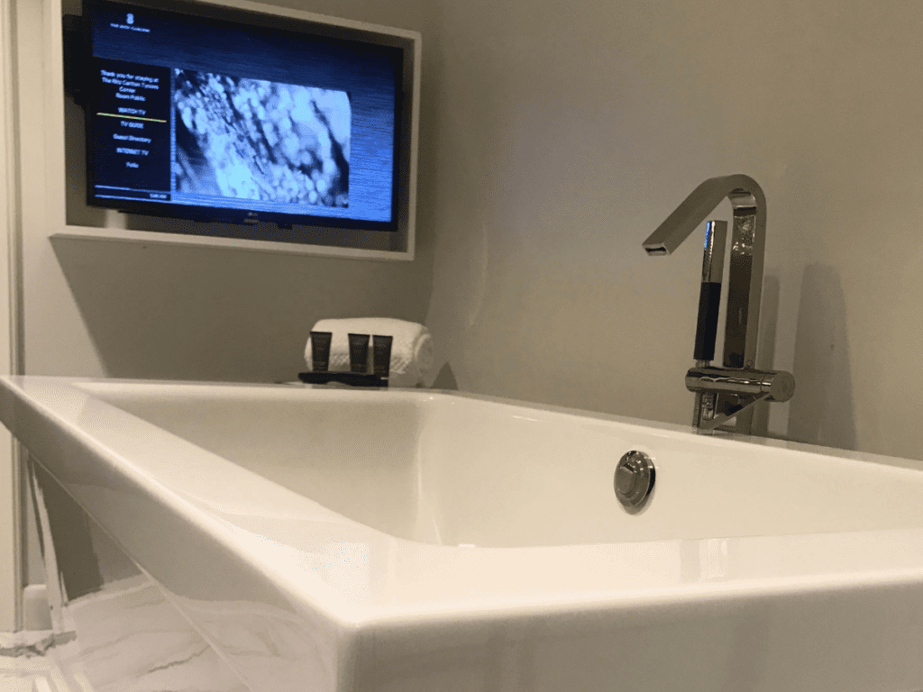 Ritz-Carlton Tysons Corner Presidential Suite with soaking tub & TV!
