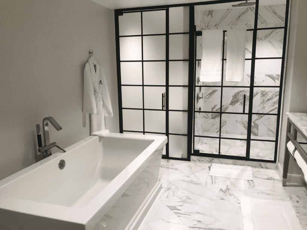 Ritz-Carlton Tysons Corner Presidential Suite - Master Bathroom with soaking tub