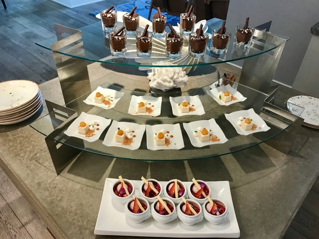 Desserts at the Ritz-Carlton Half Moon Bay