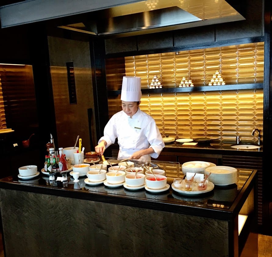 Omelet Station at the Ritz-Carlton Tokyo, Japan