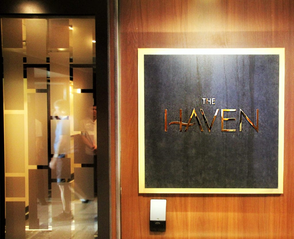 Private Entrance to The Haven.