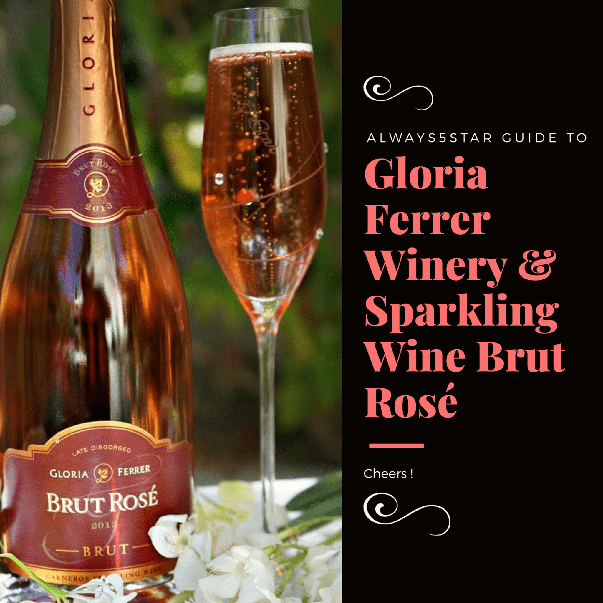 Always5star Guide To Gloria Ferrer Winery And Their Sparkling Wine Brut