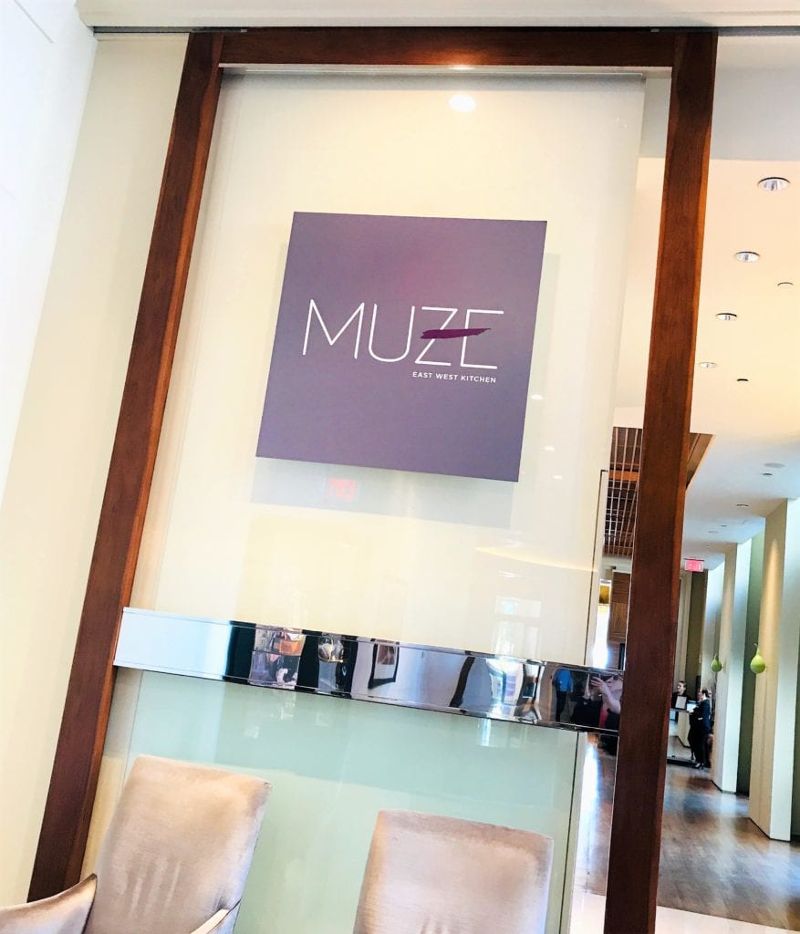 Entrance to the Muze Restaurant