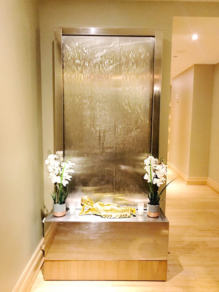 Mandarin Oriental entrance to the spa