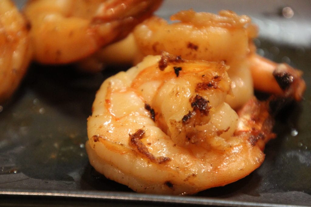 Grilled shrimp right at your table!