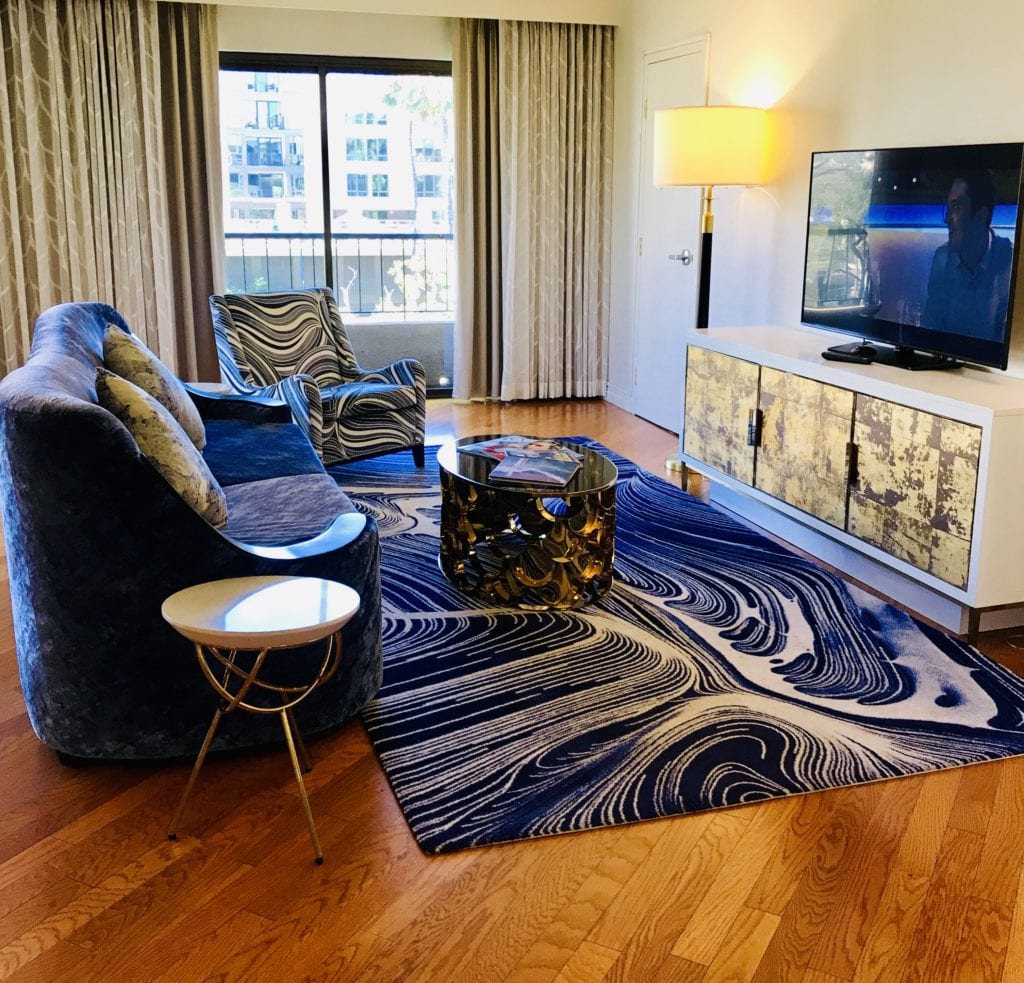 The Living Room Area of The Suite