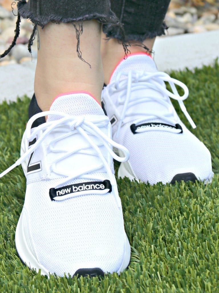 My favorite sneaker-Fresh Foam Roav Running Shoe from New Balance for walking, running, hiking.