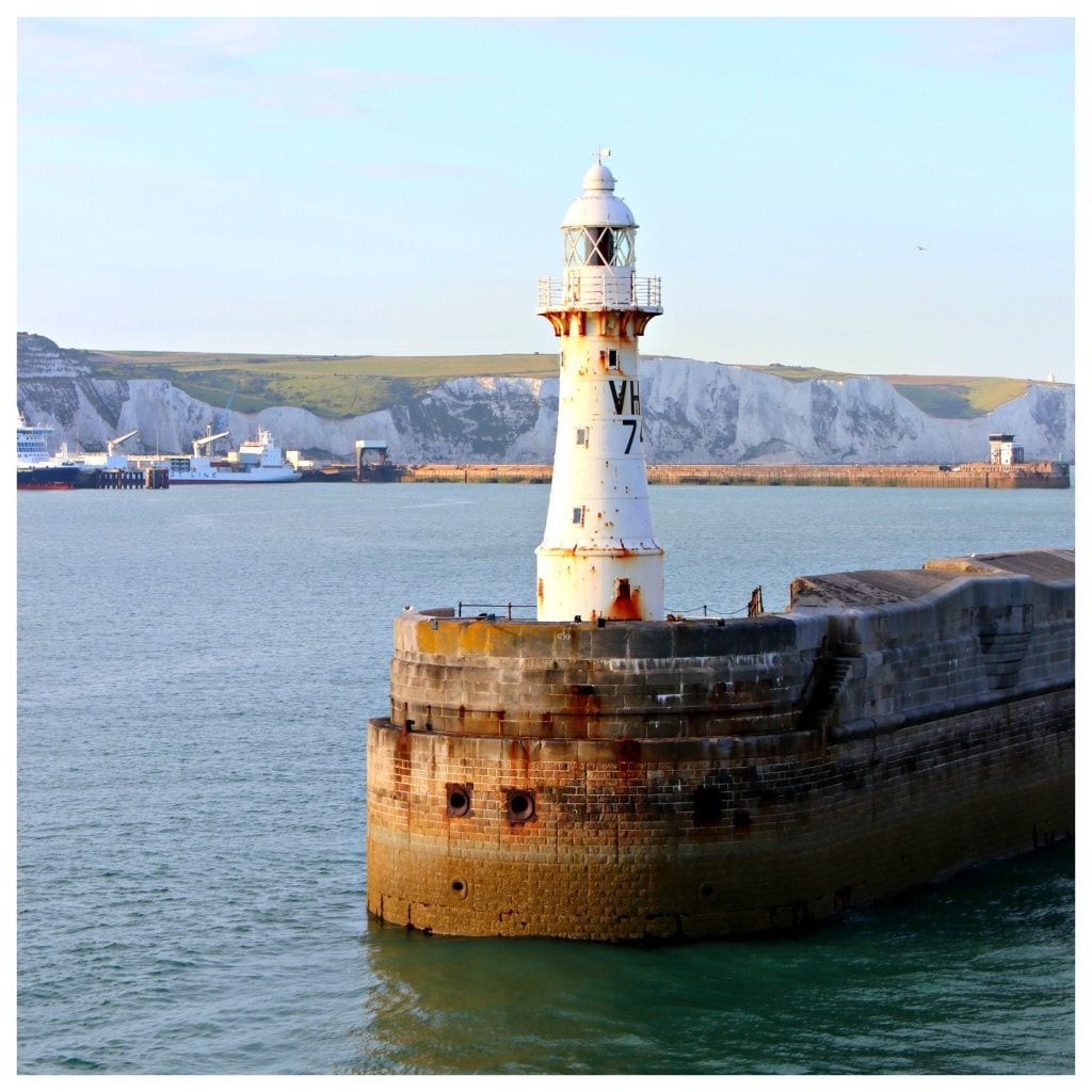 The famous White Cliffs of Dover