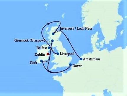 The 2020 British Isles cruise