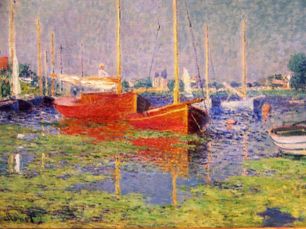 Claude Monet - Argenteuil. Yachts, 1875