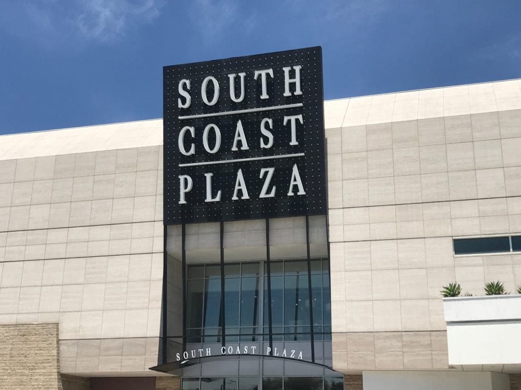 South Coast Plaza Shopping Mall