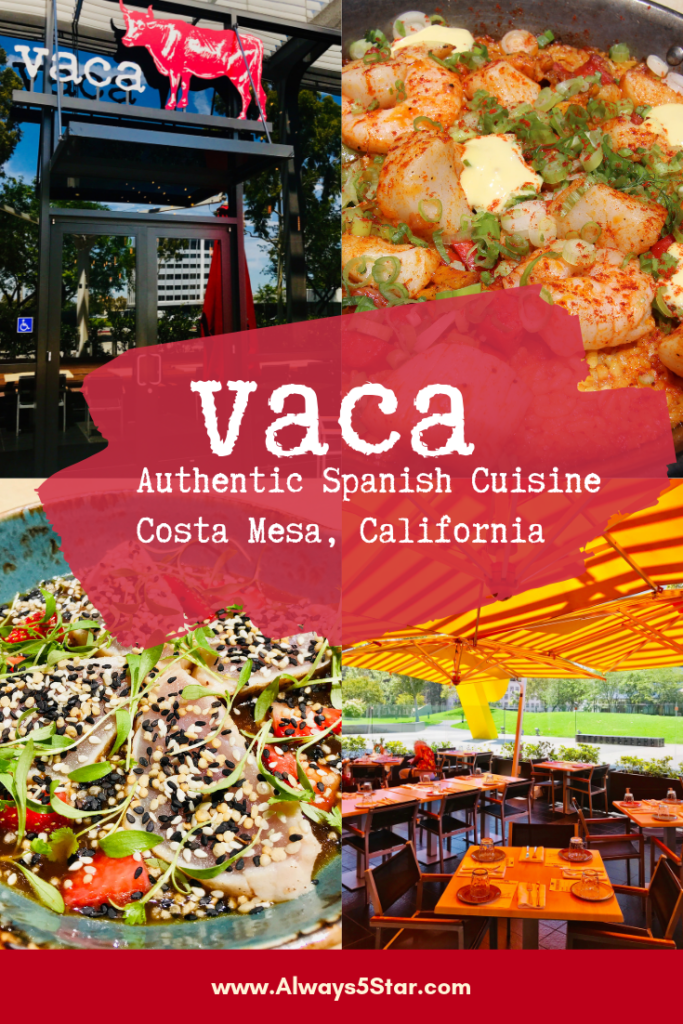 Always5Star Vaca Restaurant Costa Mesa California Pinterest