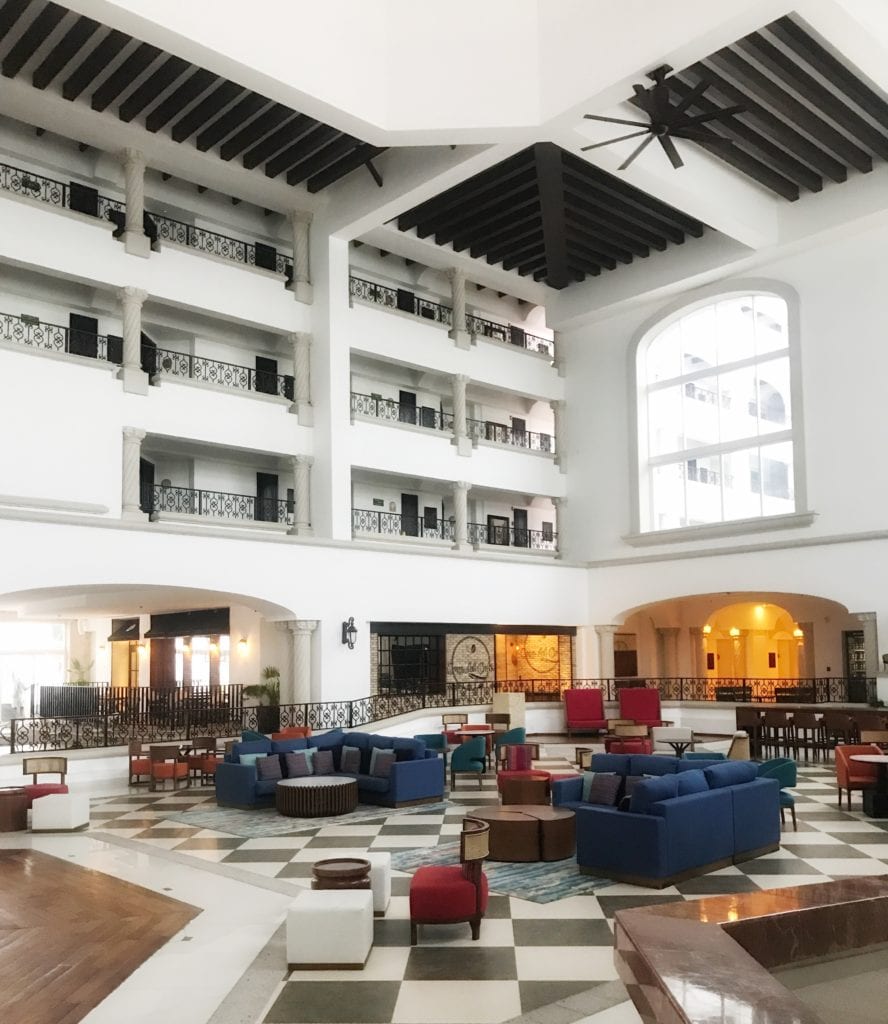 Lobby at Hyatt Zilara Cancun