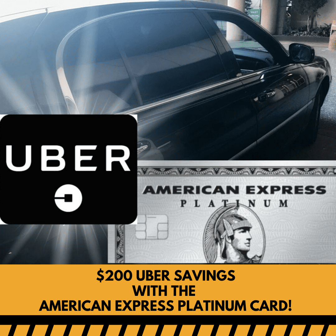 $200 Uber Credit With The American Express Platinum Card!