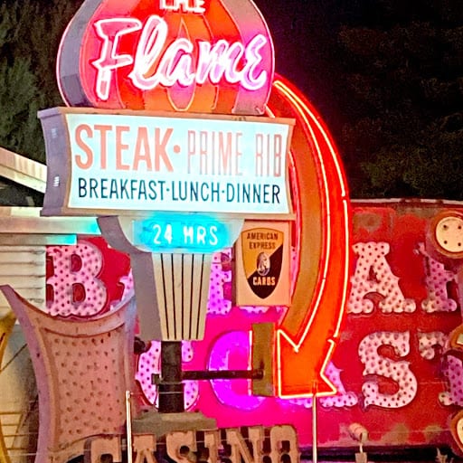 Best Places To Visit From California to Utah: The Neon Museum, the place where old signs retire.